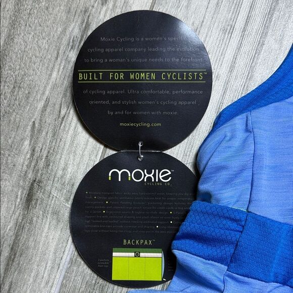 Moxie Cycling Co. Tank Sweetheart Solid Azure Blue - Picture 5 of 8